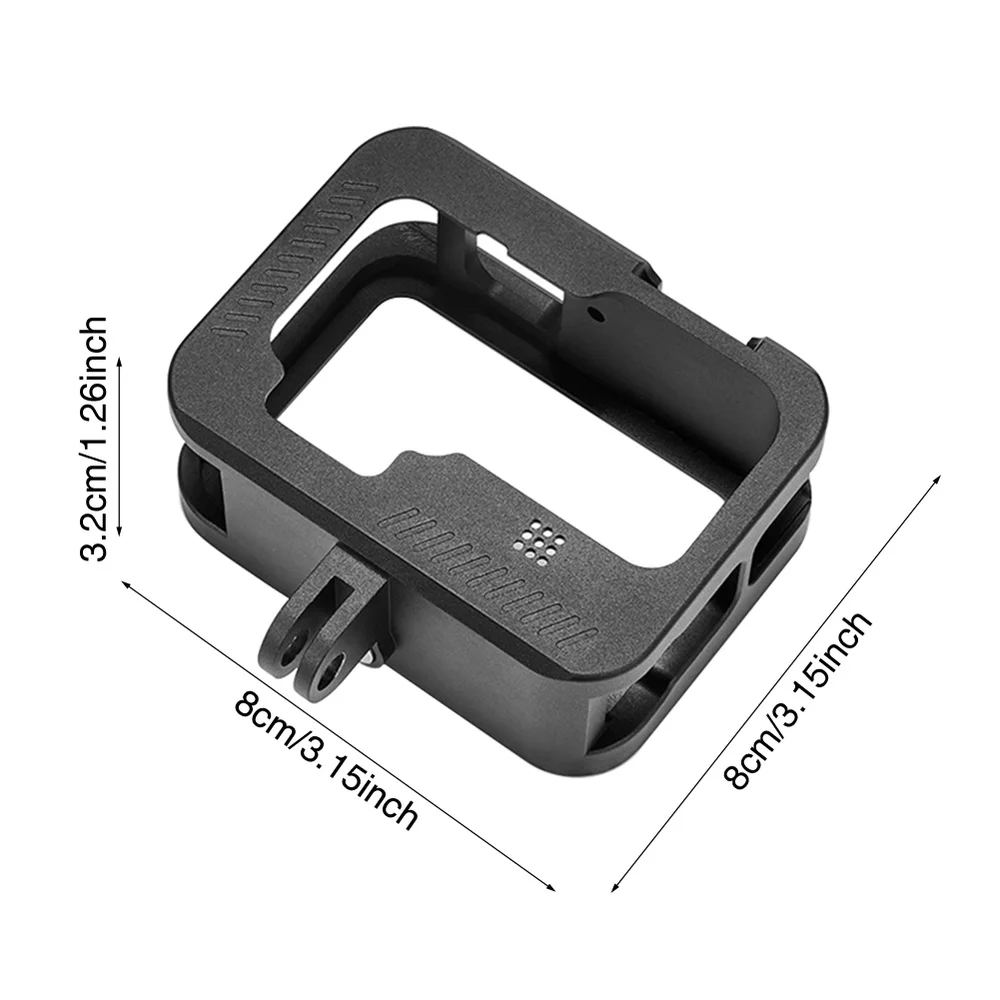 Корпус из алюминиевого сплава клетка для GoPro Hero 9 черная металлическая рамка