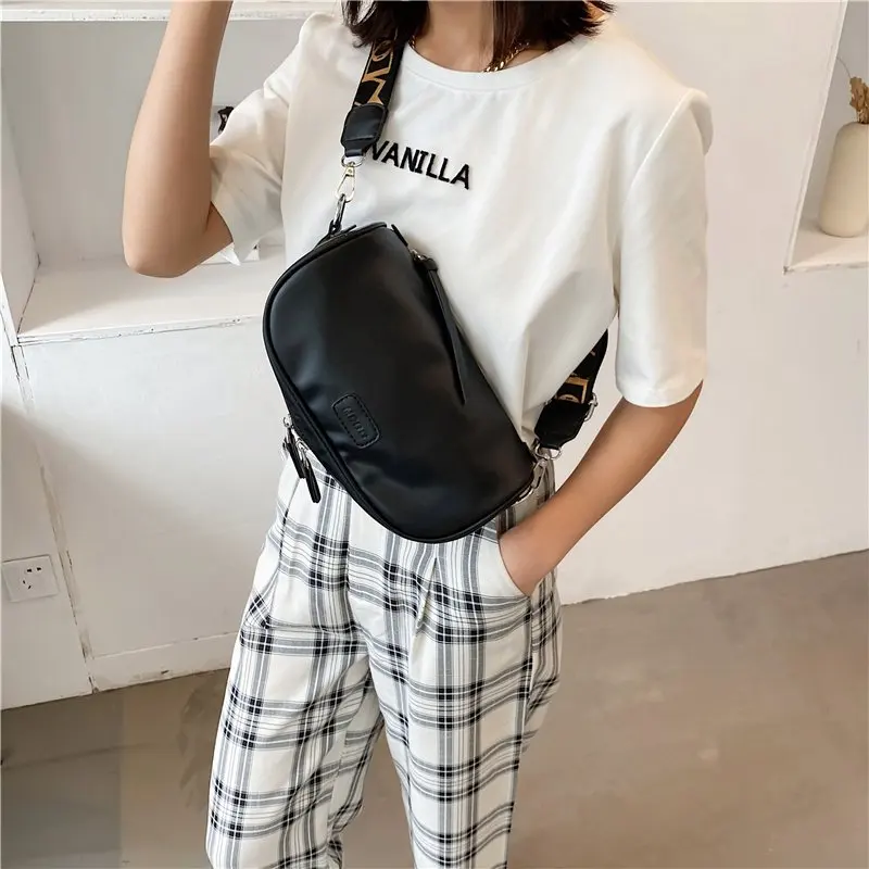 

Sports Bag Messenger Bag for Women 2021 Simple PU Leather Large Capacity Shoulder Bag Ladies Design Fashion Luxury Handbag