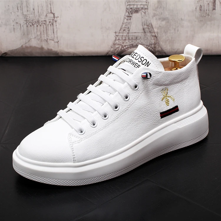 Beli Sepatu Desainer Musim Gugur 2021 Sneakers Pria Putih SEPATU Papan Datar Hip-Hop Sepatu Pelatih Pria Penambah Tinggi Zapatillas Hombre