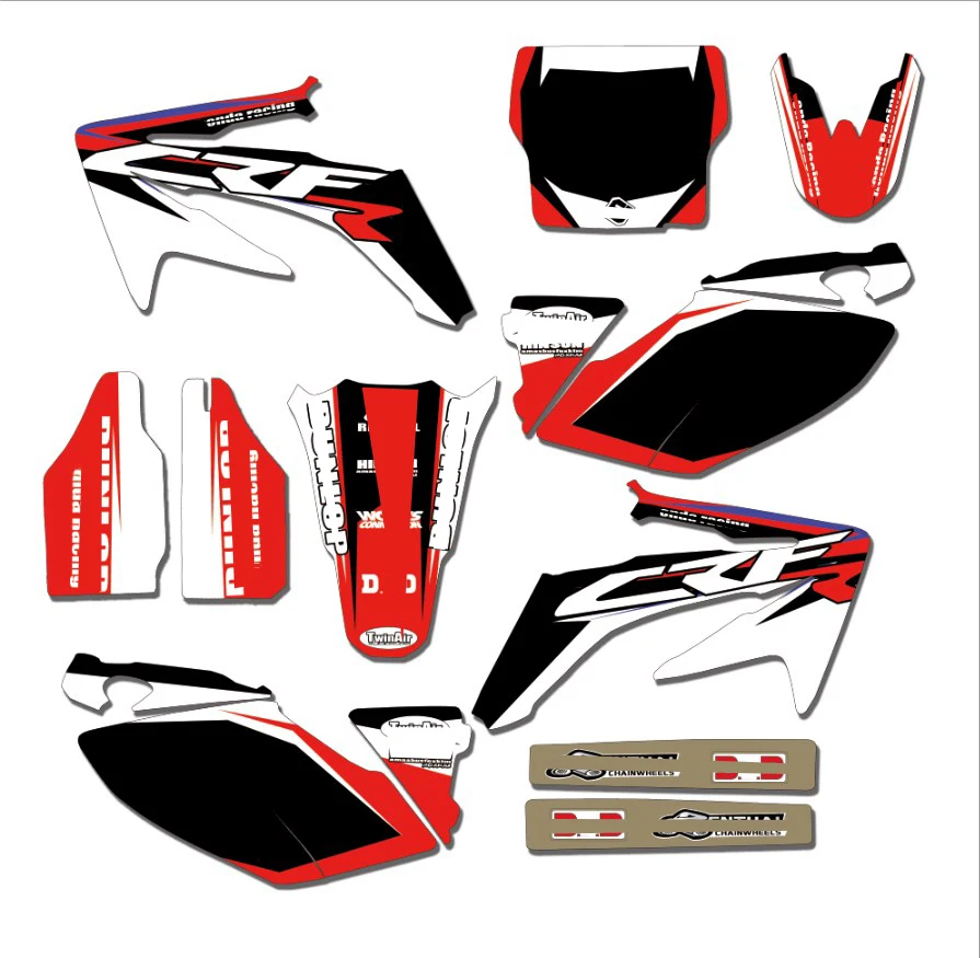 Набор наклеек для Honda CRF250 CRF250R 2004 2005 2006 2007 2008 2009 CRF 250 250R R|Наклейки и стикеры| |