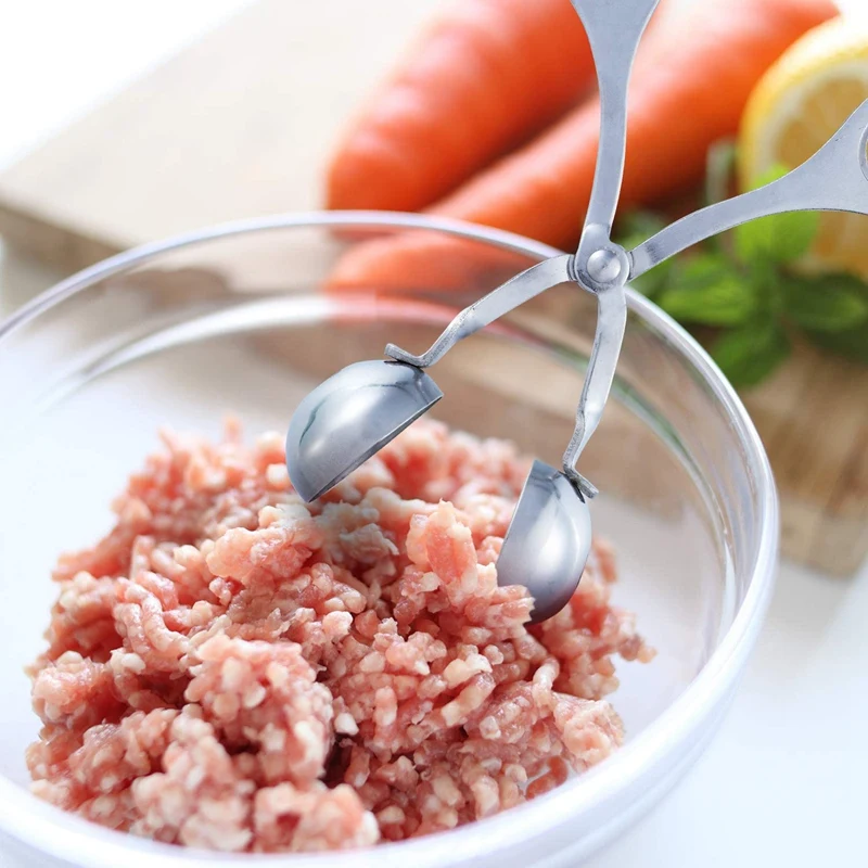 Комплект из 4 шт. ложка для фрикаделек форма нержавеющей стали набор ложки с