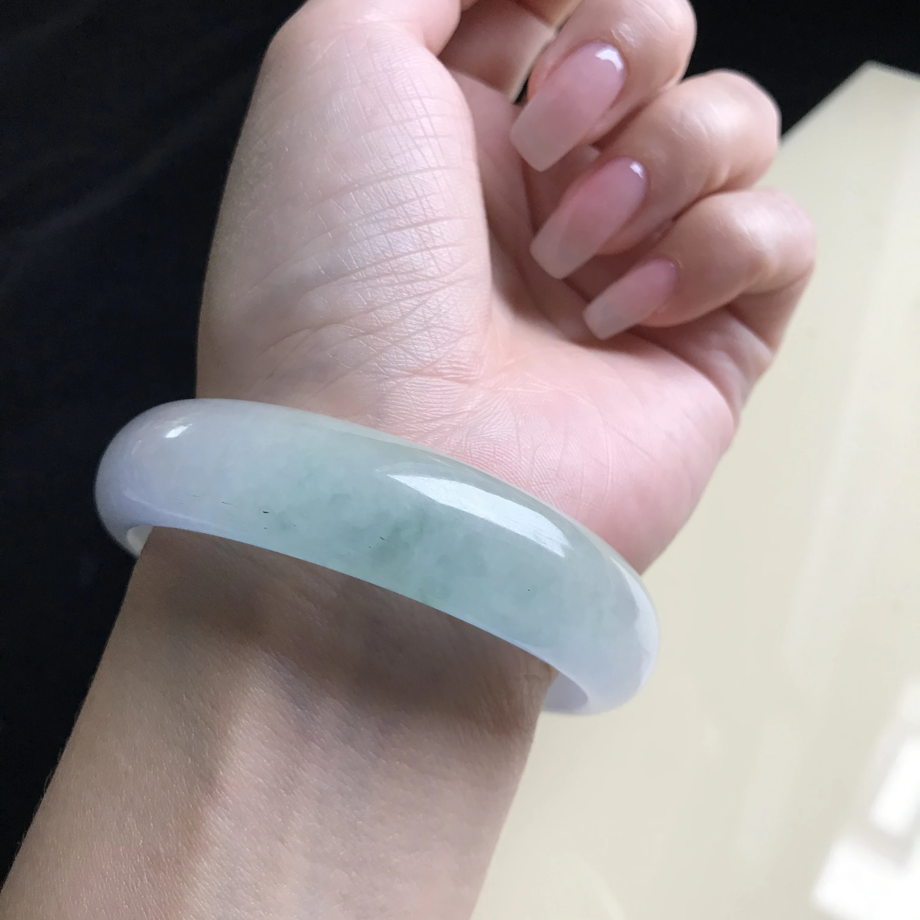 

Burma 100%Genuine High-end Jadeite Bracelet Jewelry Jade Bangles For Women 58mm (With Certificate)