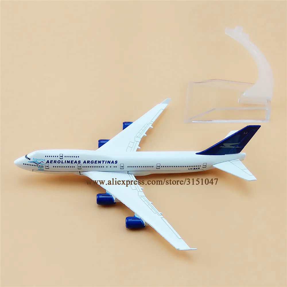 16 см сплав Air Aerolineas Argentinas Airlines Boeing 747 B747 400 Airways модель самолета Модель самолета w Стенд