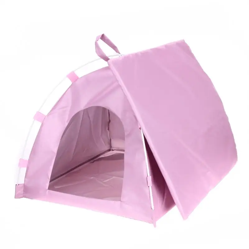

Portable Foldable Cute Pet Dogs Tent Outdoor Indoor Tent For Kitten Cat Small Dog Puppy Kennel Room Cats Nest House