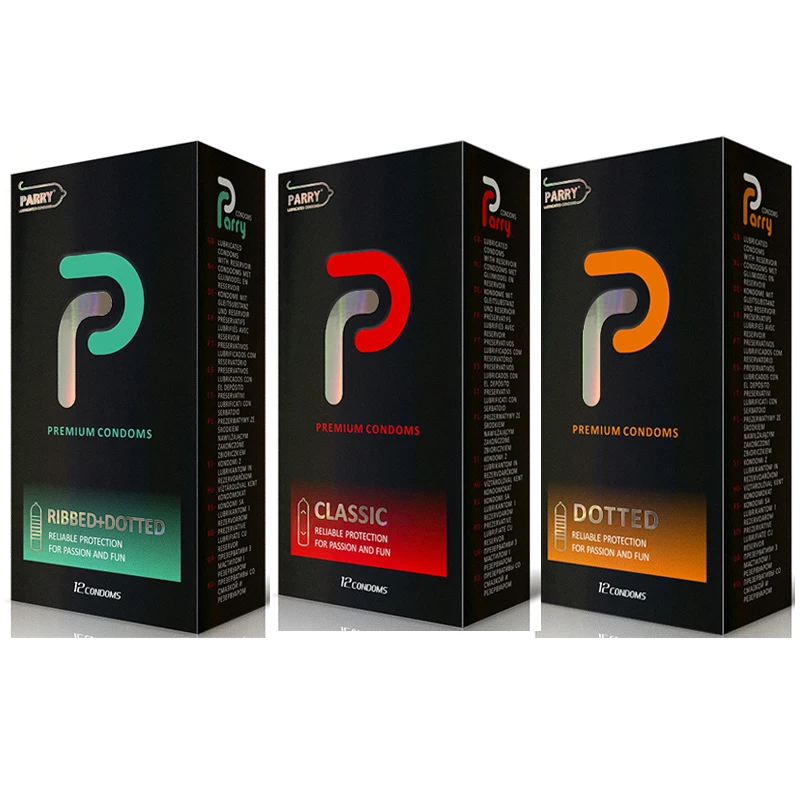 ПАРРИ КОНДОМЫ Рукав для полового члена для мужчин Интимные презервативы Секс-игрушки Ультра-смазочные кондомы Мужской контрацептив.