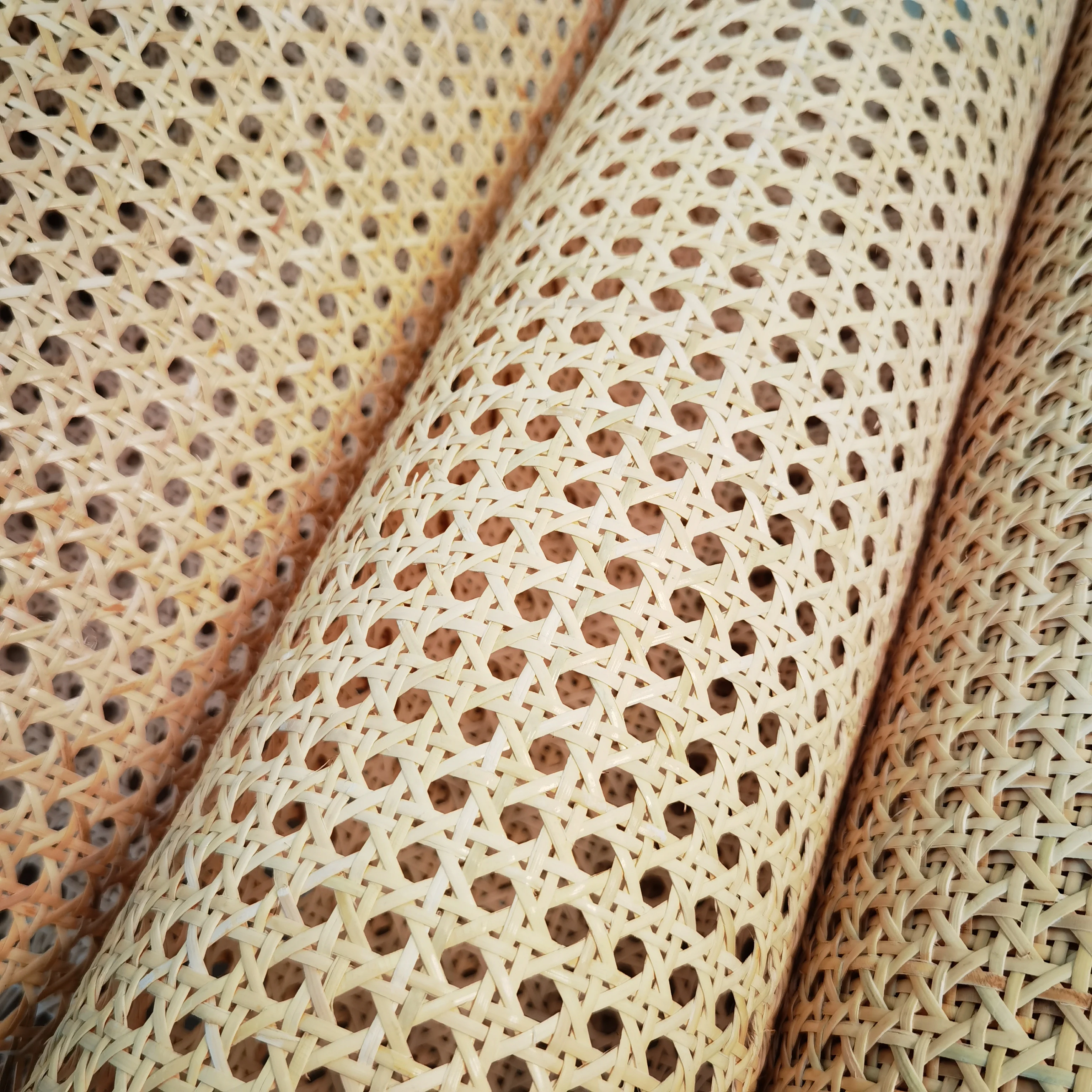 

60cm x 1-2 Meters Cane Webbing Roll Natural Real Rattan for Chair Table Furniture Material