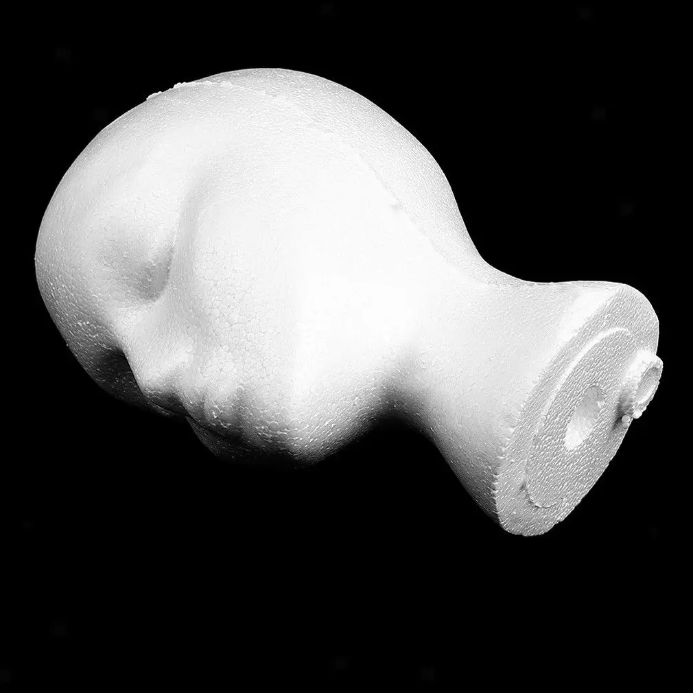 Белая голова манекен для женщин модель головы из пенополистирола с отклонением