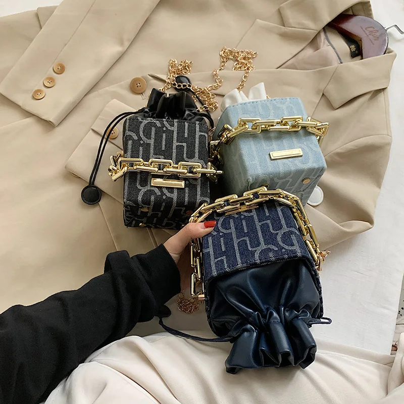 

2021 Summer Niche Design Popular New Trend Casual Fashion Retro All-Match Shoulder Messenger Crossbody Hand Carrying Box Bag