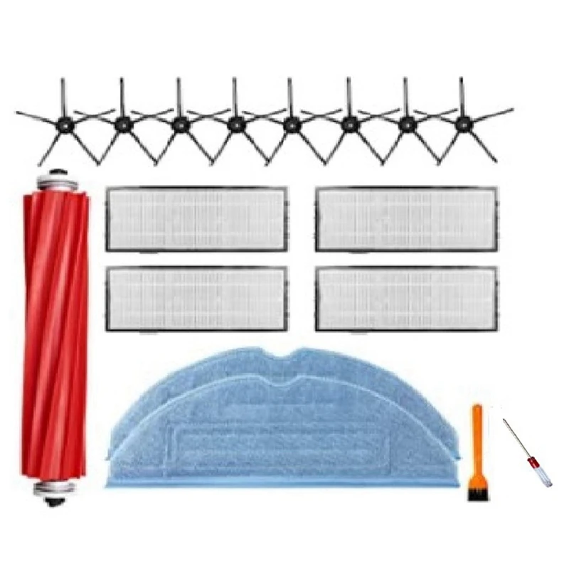 

15 шт./упаковка, аксессуары для пылесоса Xiaomi Roborock S7