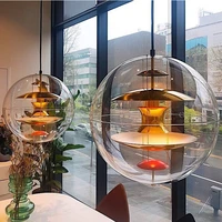 modern danish design global pendant light nordic designer creative ball planet pendant lamp drop light for restaurant cafe bar
