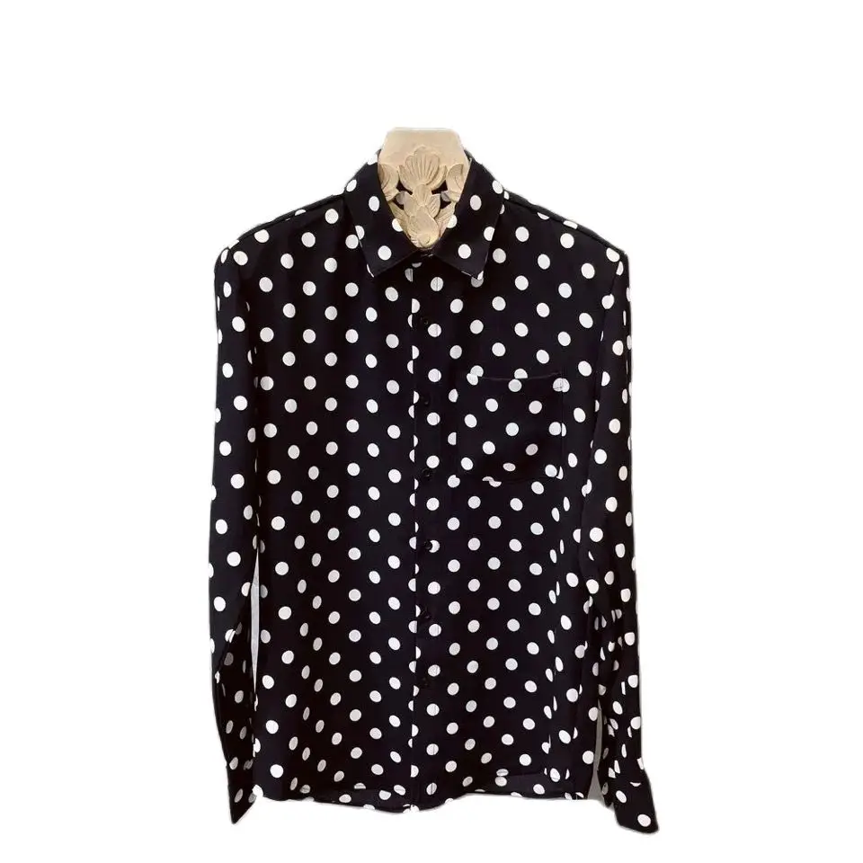 

2021 Spring And Autumn Men 's Clothing Print Leopard Print Long Sleeve Shirt Men 's Fashion Shirt Cool Top