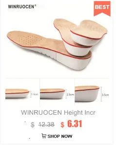 Winruochen 4D губка, Спортивная Подпяточник для мужчин и женщин, поддержка свода стопы, вставные колодки для беговой обуви, мягкие удобные амортизирующие подушки для кроссовок