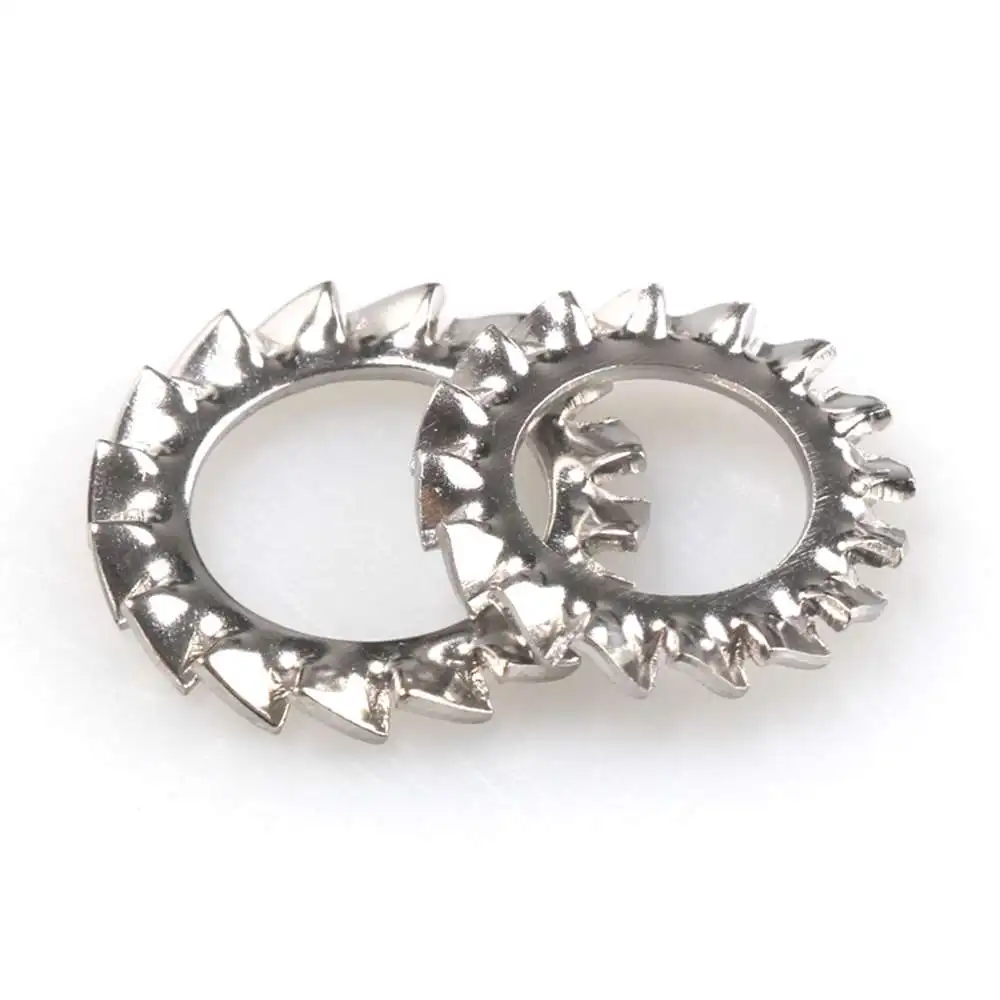 

300PCS Set Non-Slip Chrysanthemum Gasket 304 Stainless Steel Lock Washer Home Improvement Hardware Fasteners