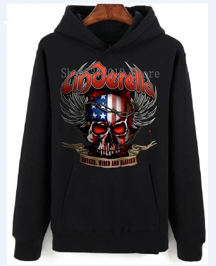 Новинка популярные мужские черные S-2XL с изображением Золушки и металлической