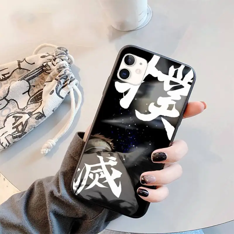 

Kimetsu No Yaiba Demon Slayer Kill Phone Case for iPhone 11 12 mini pro XS MAX 8 7 6 6S Plus X 5S SE 2020 XR