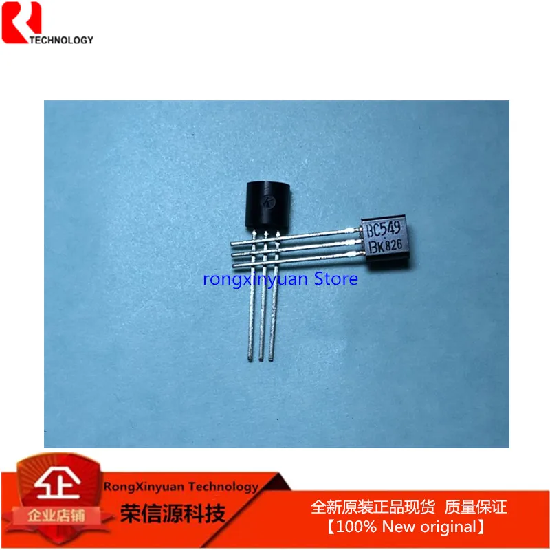 100 шт./лот BC549B BC549 B AT/P C549 TO 92 EPITAXIAL PLANAR NPN транзистор 100% новый оригинал|Аксессуары