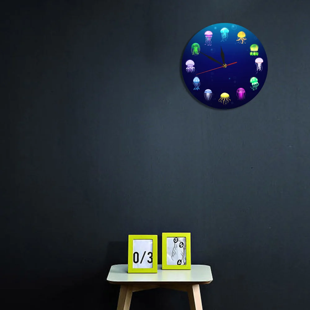 Красочные печатные технические настенные часы декор для детской комнаты