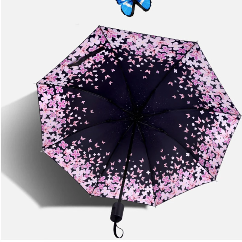 Оптовая продажа 6 шт. Ветрозащитный складной автоматический зонтик от дождя