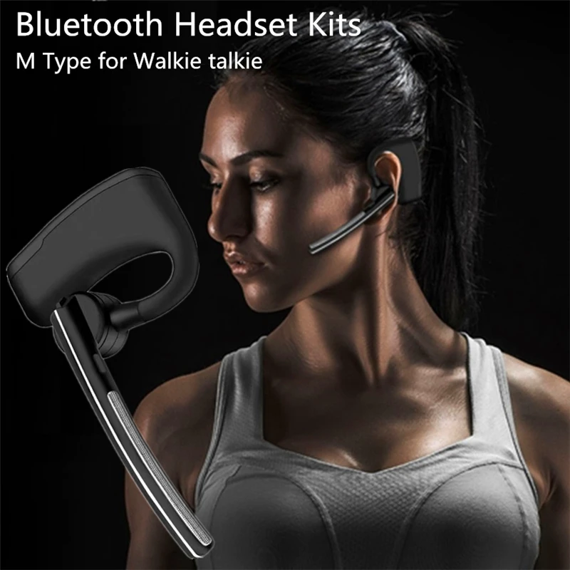 Беспроводная рация гарнитура Bluetooth ptt наушник с микрофоном двухстороннее радио