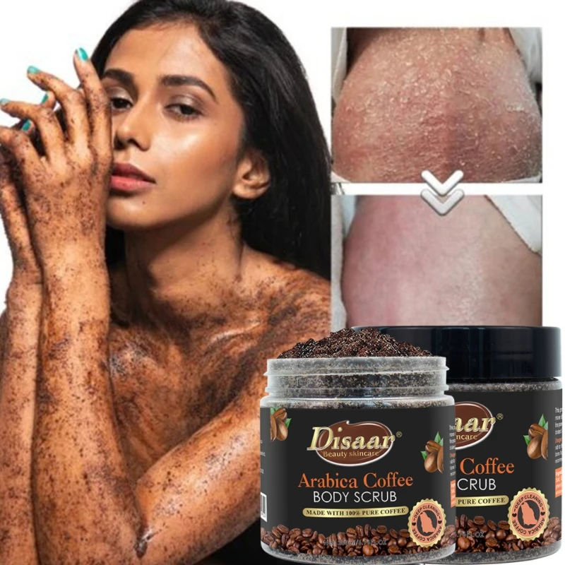 

Arabica 200ml Coffee Scrub Caffeine Anti-aging Peeling Chicken Skin Dead Skin Softening Cuticle Scrub Body Exfoliator Whitening