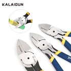 Резак для проводов KALAIDUN, диагональные плоскогубцы, режущий инструмент для кабеля, боковой резак, Мультитул сделай сам, ручные инструменты для электриков