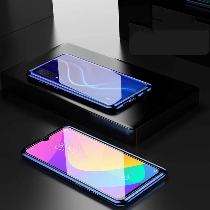 Металлический двусторонний чехол с магнитной адсорбцией для Xiao mi Red mi K20 Note 7 8 Pro 8 8A чехол для Xiaomi mi 9 Se 9T CC9 CC9E F1