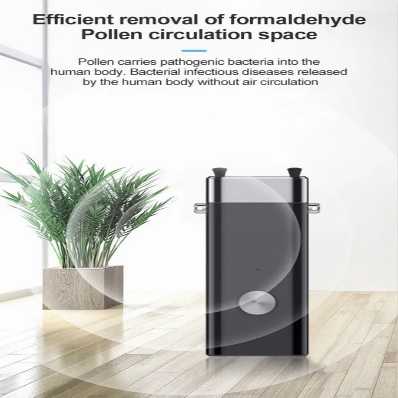 Автомобильный очиститель воздуха USB Портативное персональное носимое ожерелье