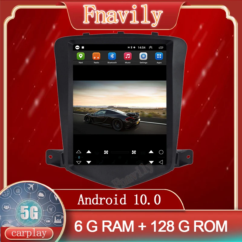 Автомагнитола на Android 10 для chevrolet cruze GPS Dvd плеер Авторадио мультимедийная система