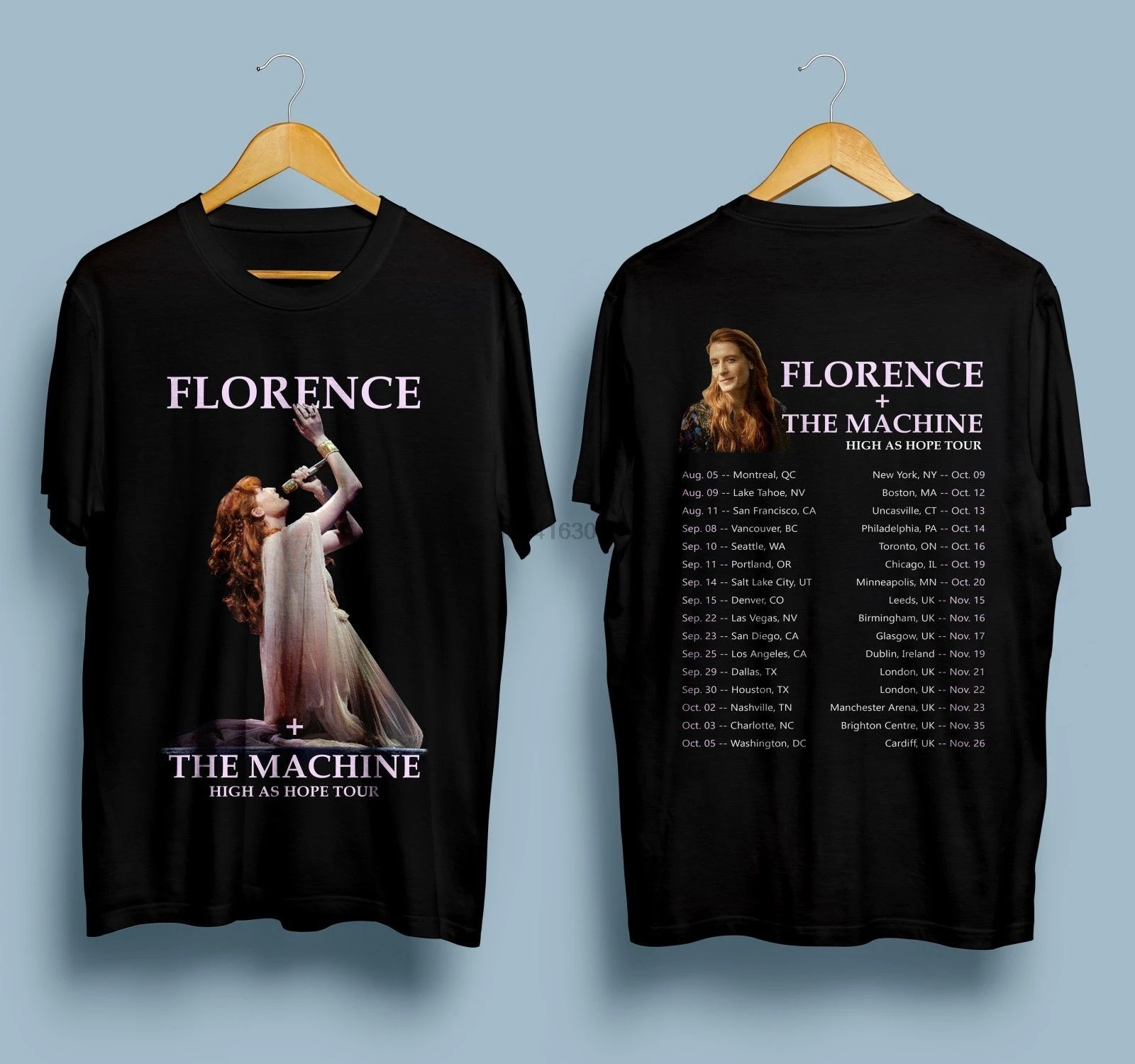 Новая футболка с надписью Tote Machine и High As Hope Tour 2018 размер даты S 3XL|Мужские футболки| |