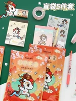 kawaii tokidoki unicorn bella ranch series blind box brand stationery blind bag gift bag for children friends