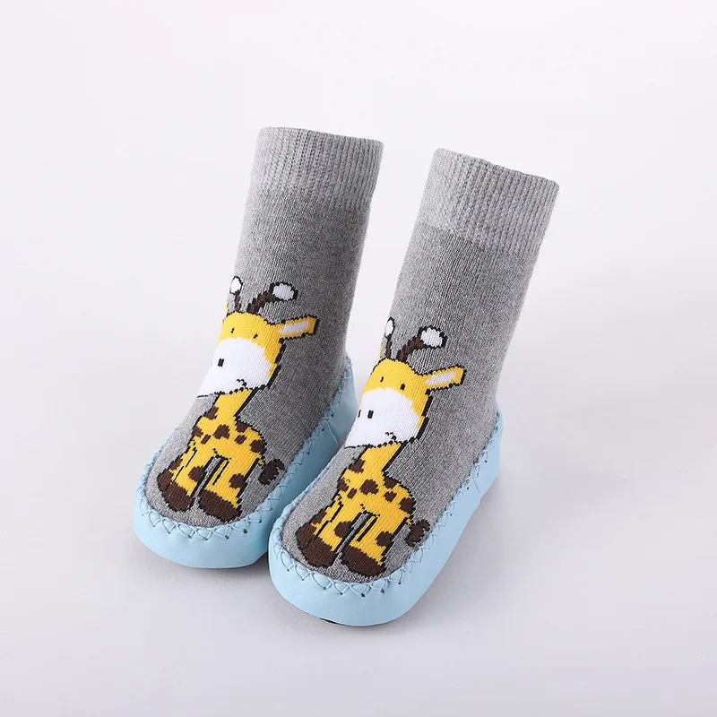 

Children Infant Socks Non-Slip Floor Shoes Socks Toddler Girl Boy Cartoon Socks Cotton Terry Warm Soft Soles Baby Shoes Socks