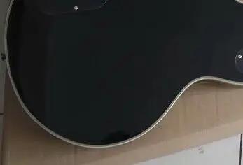 

free shipping China Custom Guitar High Quality Musical Instrument black electric guitar 2