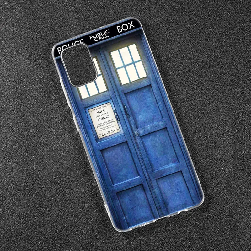 Из ТПУ с принтом &quotТардис (коробка сериала&quot Доктор Кто &quotчехол для Samsung