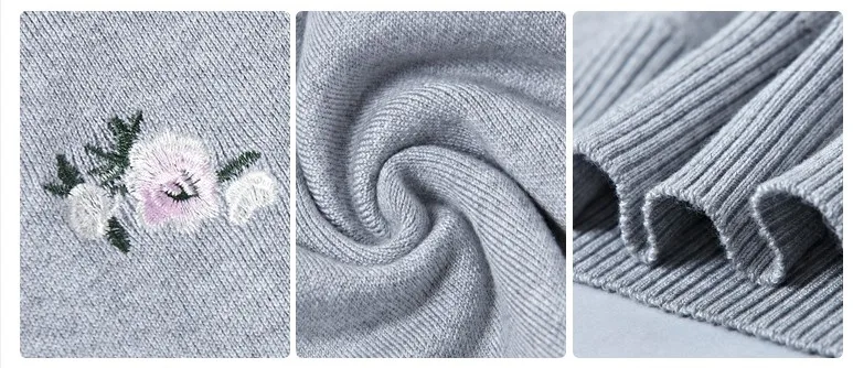 

NEW Autumn Sweater Women Embroidery Knitted Winter Women Sweater And Pullover Female Tricot Jersey Jumper Pull Femme