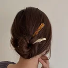 2021 новые винтажные геометрические твист разноцветные волосы палочки ацетат Лист шаровой головкой шпильки для волос головные уборы аксессуары для женщин