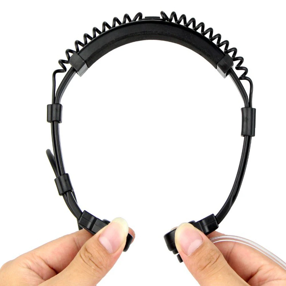 Гибкий шейный микрофон PTT Воздушная трубка Гарнитура наушника для Kenwood Baofeng