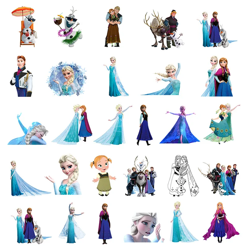 

Disney Frozen Character Accessories Princess Elsa And Princess Anna Creative Design Epoxy Resin Cartoon Acrylic Jewelry Findings