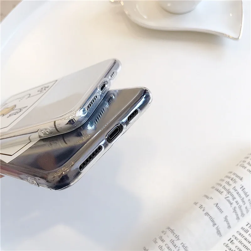 Простой милый чехол для телефона в китайском стиле с уткой IPhone XR Max мягкий