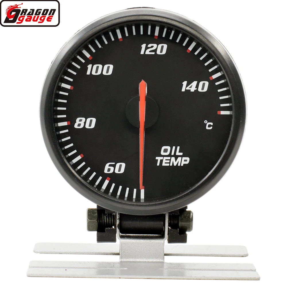 Автомобильный измеритель температуры дракона 60 мм черный гоночный масла с