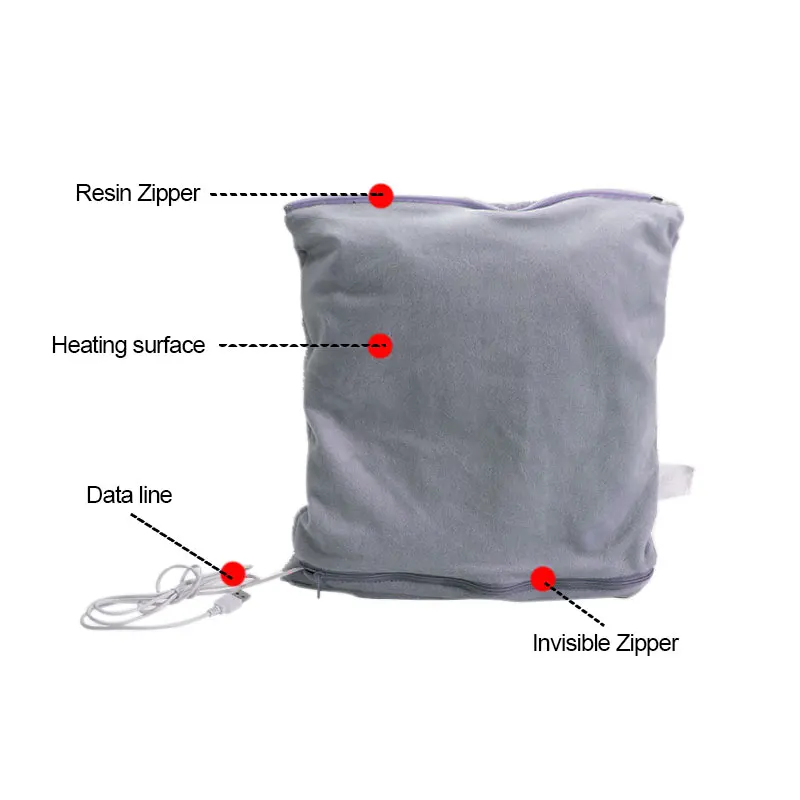 Питание через порт Usb грелка для рук из фланели с украшением в виде кристаллов