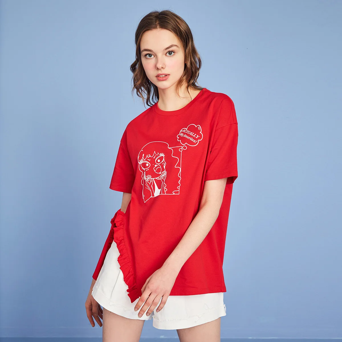 Футболка с короткими рукавами для женщин коллекция 2019 года летняя одежда