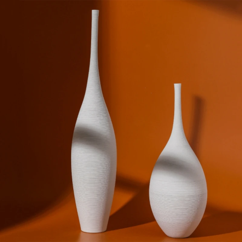 

Jingdezhen Zen Vase Modern Minimalist Handmade Ceramic Ornaments ,Living Room Model Home Decoration