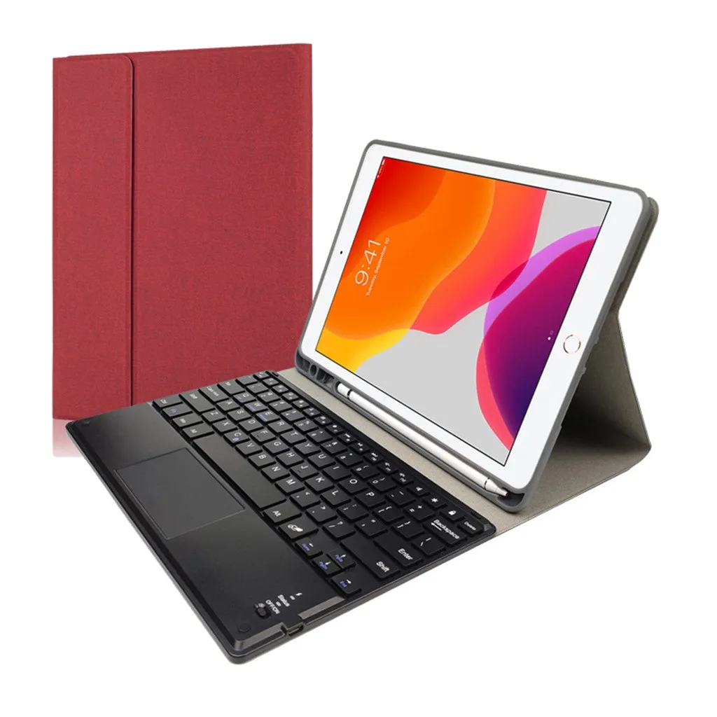 Продукты для iPad 10,2 дюймов беспроводной Bluetooth чехол клавиатура подставка Смарт Тонкий чехол поддержка дропшиппинг