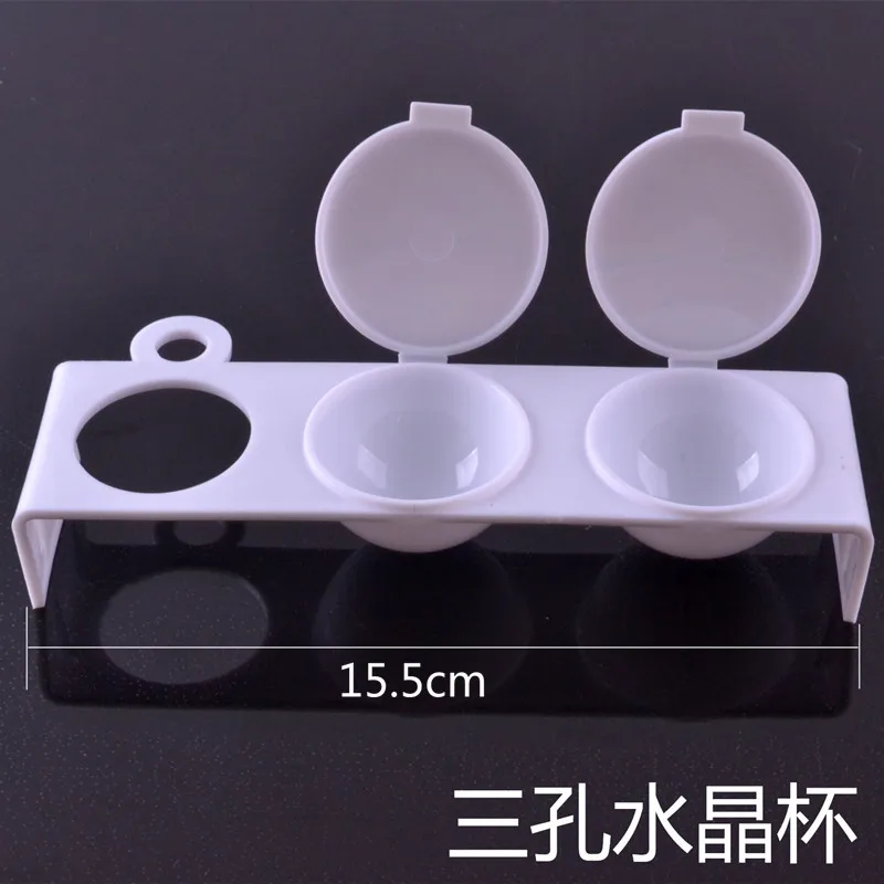 Принадлежности для маникюра с пластиковой хрустальной чашкой двойного