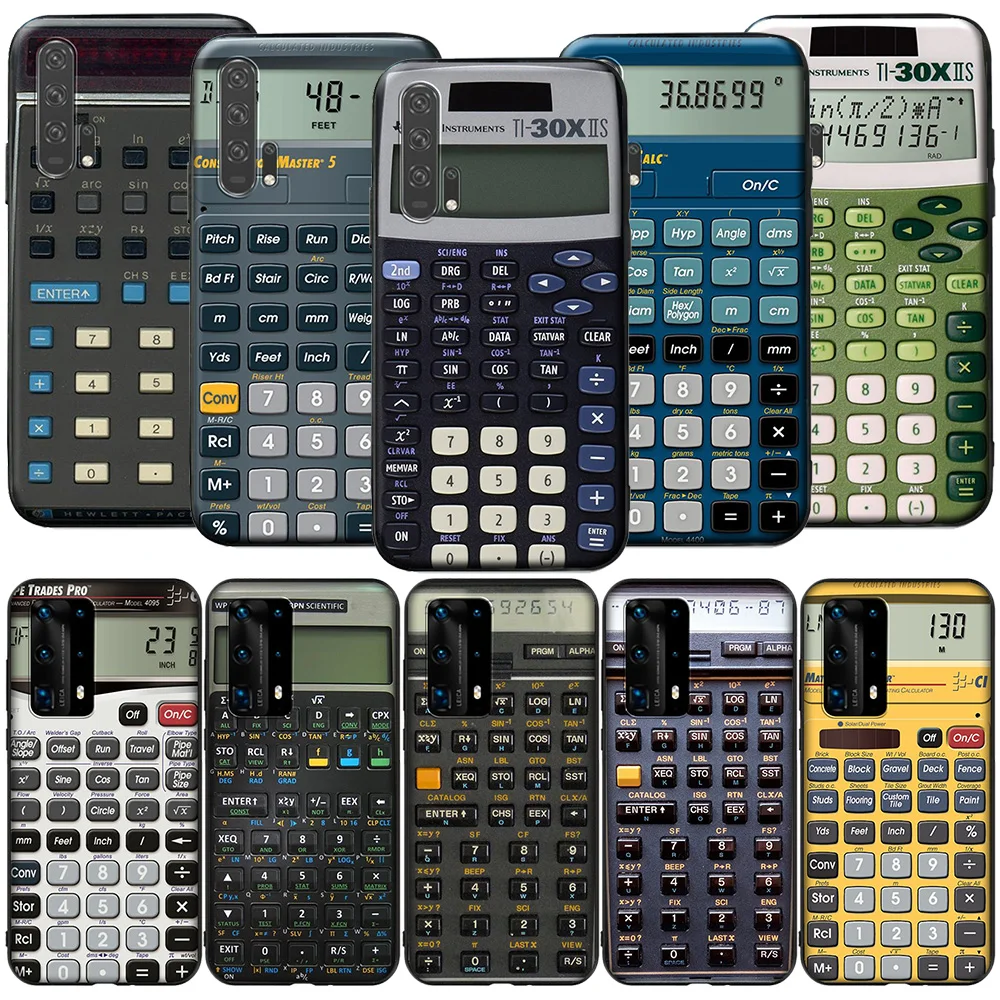 GX195 особый силиконовый чехол в стиле ретро с калькулятором для Honor 6A 7A 3 ГБ 7C 7X 8 8A 8X