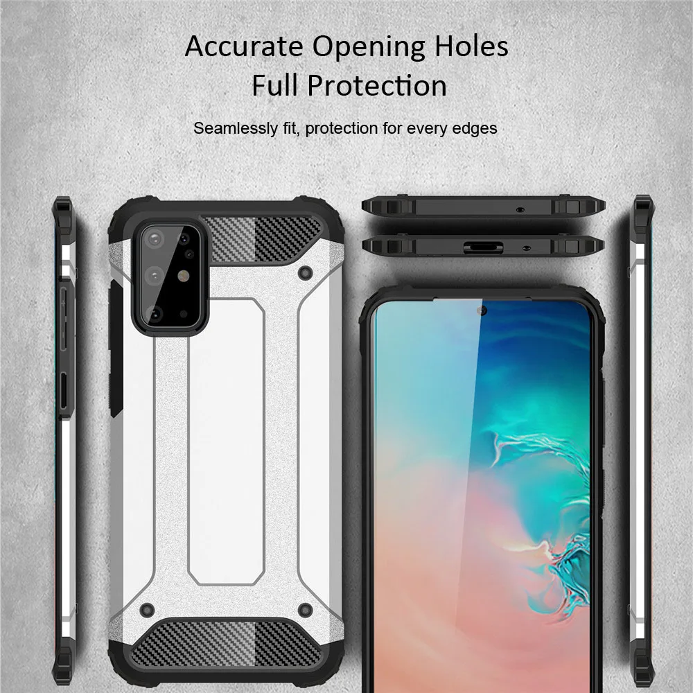 Роскошный бронированный чехол для Samsung Galaxy S10 S11 Plus A51 A71 A50 A60 A40 A30 A20 A10 Note 10 A9 A7 A8 2018