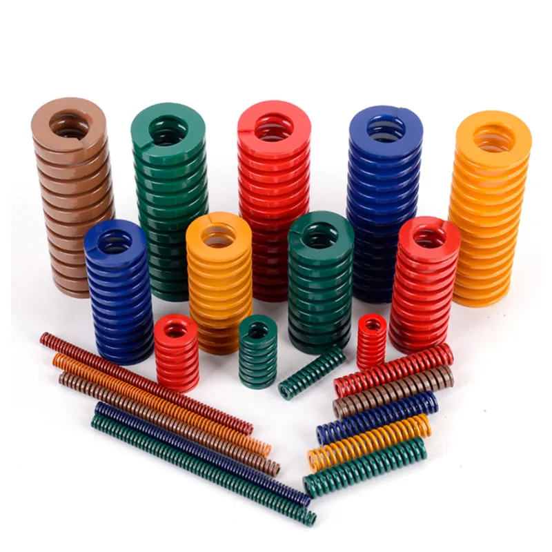 Желтая легсветильник нагрузка сжатие формы штампованные пружины спиральная