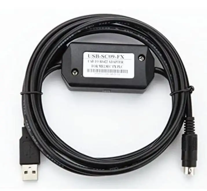 USB SC09 - FX кабель с блестками, ПЛК-удлинитель, применяется к Fx0S/Fx1S/fx2s/FX3S/Fx0 N/FX1 N/FX2 N/fX3 N/fx3g/FX3U, сенсорная панель USB SC09 - FX кабель с блестками, ПЛК-удлинитель, применяется к Fx0S/Fx1S/fx2s/FX3S/Fx0 N/FX1 N/FX2 N/fX3 N/fx3g/FX3U, сенсорная панель