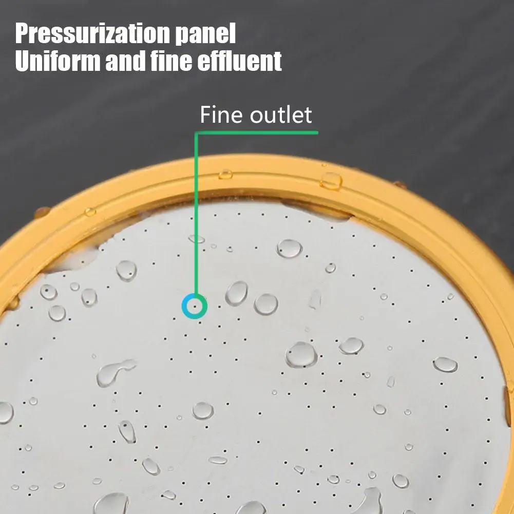 

New Pressurized Shower Head High Pressure Water Saving Bathroom Bracket Perforated Free Adjustable Hose Accessories I1F7