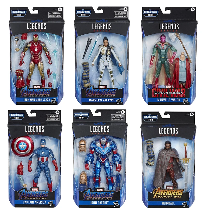 

Hasbro Marvel Legends The Avengers Series 6 Collectible Action Figure Iron Patriot Captain America Thor Vision Toy